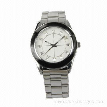 Unisex Fashionable Style Wristwatch, Metal Material, Logo and Colors Can be Customized by Customer